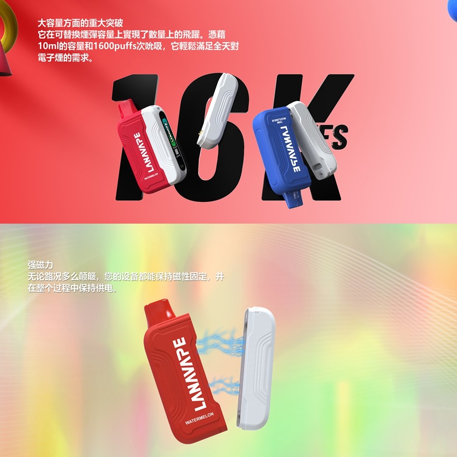 LANA 16000口 換彈式一次性主機